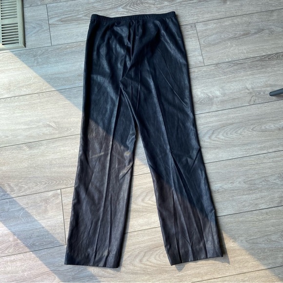 Nancy  Bolen City Girl Metallic Stretch Waist Straight Leg Pants - Picture 11 of 13